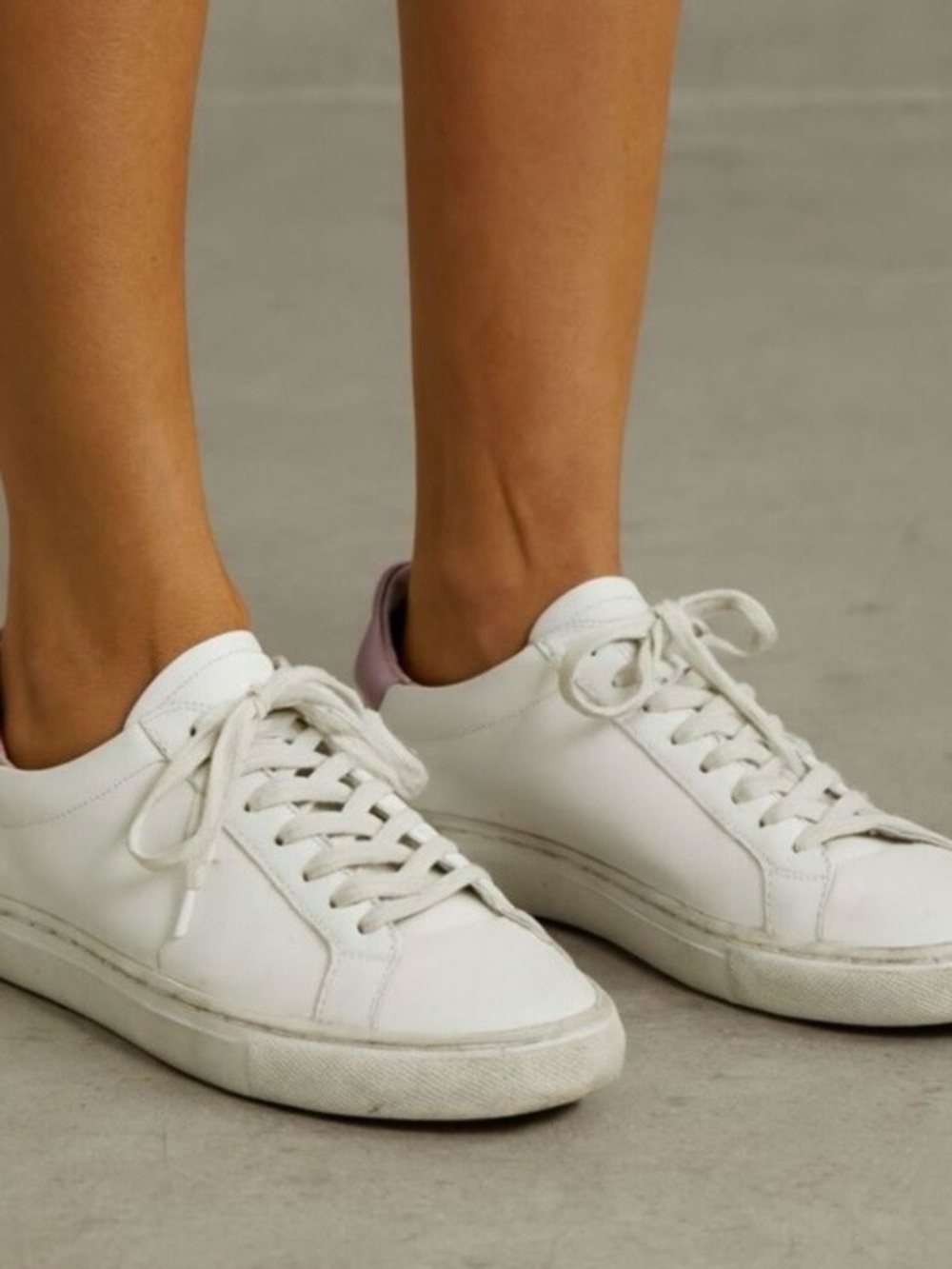 Givenchy White & Pink Calf Skin Leather Sneakers Urban Street Knots Size 7 - Picture 14 of 14